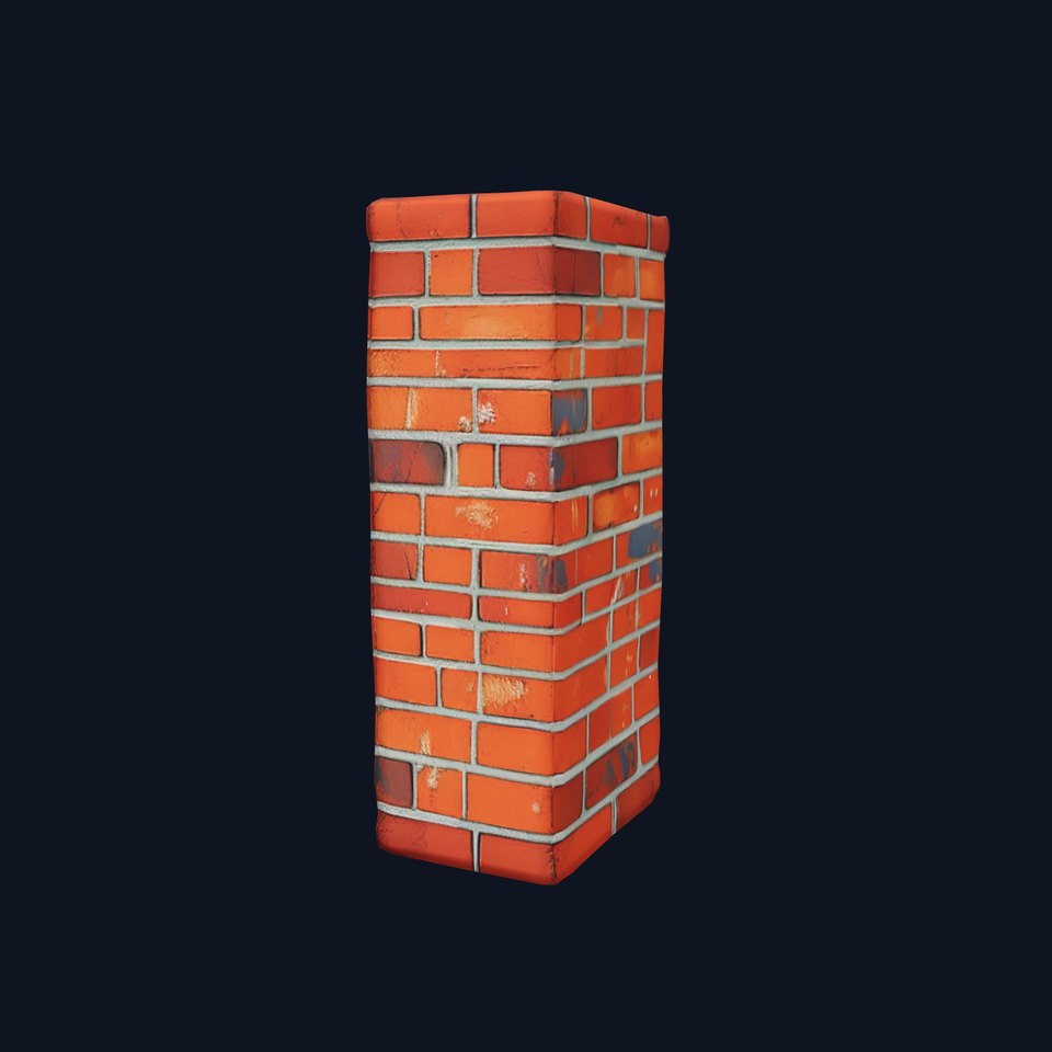 Red Brick Wall model pack